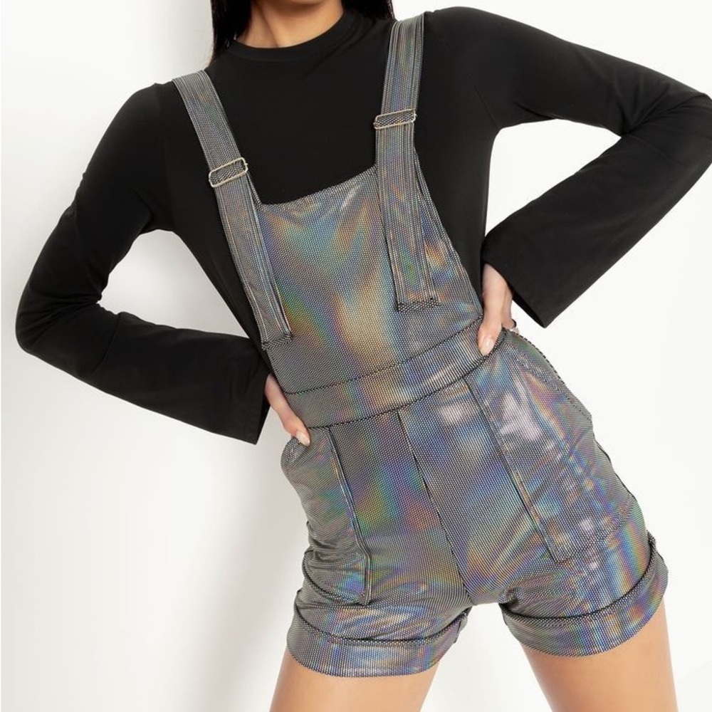 Blackmilk Holo Dot Shortalls